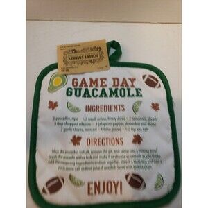 POT HOLDER GAME DAY GUACAMOLE RECIPE